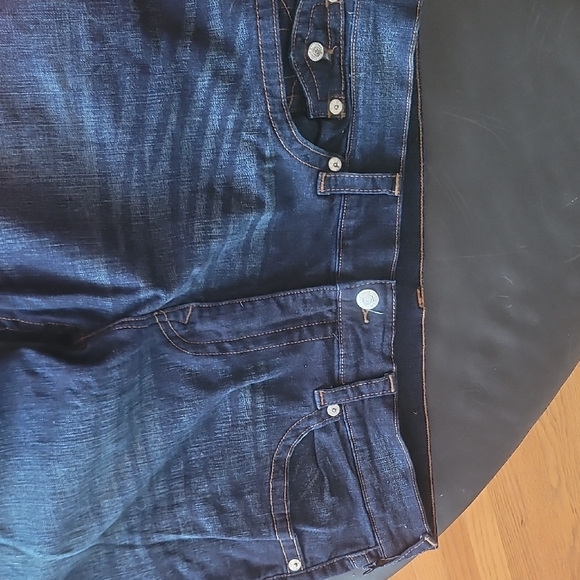 True Religion Men's Relaxed Jeans Dark Blue